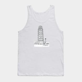 Leaning Tower of Pisa Tank Top